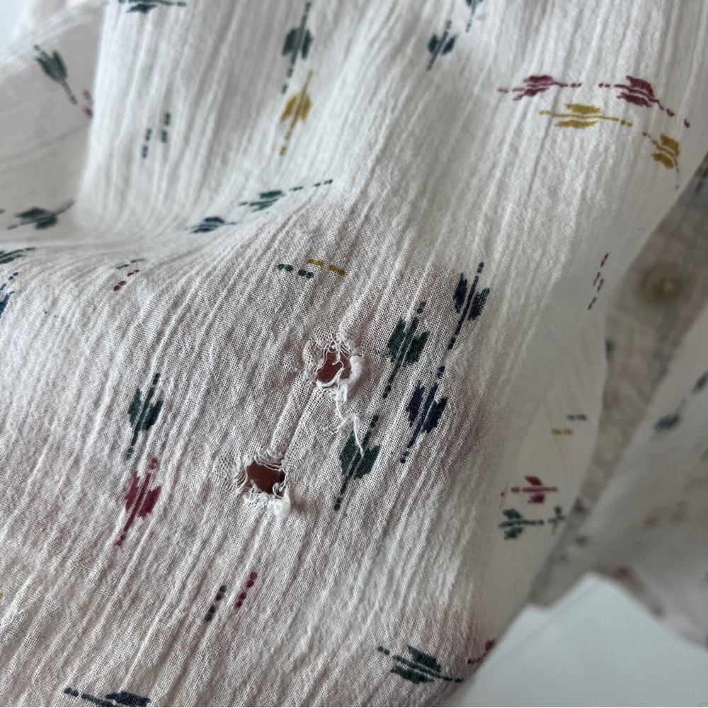 Eddie Bauer Patterned Button-Up Shirt - image 5